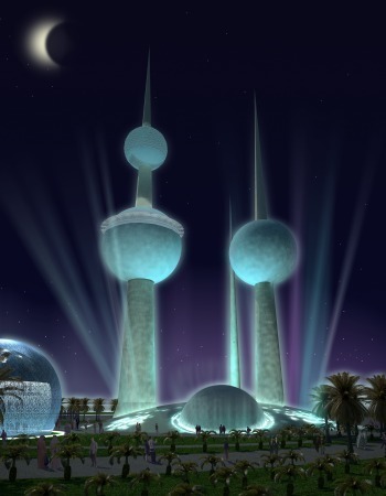 Kuwait Towers Cerno