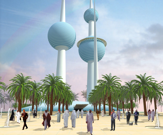 Kuwait Towers Cerno