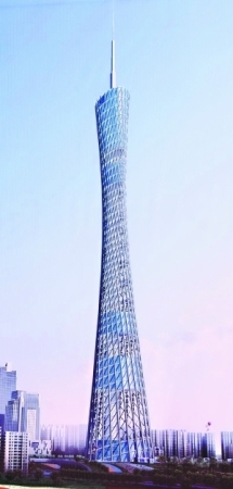 Ove Arup hat dem Tower eine konstruierte Wespentaille verpasst