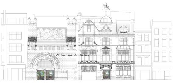 Whitechapel Art Gallery, Robbrecht en Daem Architecten, Whiterford Watson Mann Architects