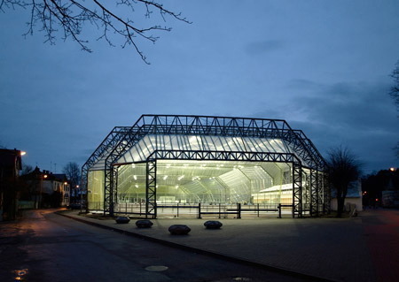 Sporthalle in Lettland fertig