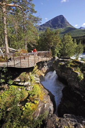 Touristische Ausblicke in Norwegen