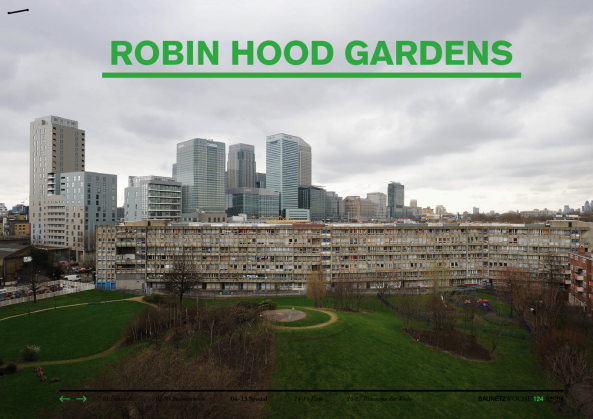 Baunetzwoche, Smithson, Robin Hood Gardens, London
