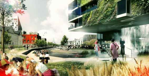The Tolerant City, Schonherr Landscape  & ADEPT Architects, H+ Area, Helsingborg