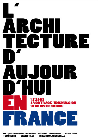 Larchitecture daujourdhui en France, TU Mnchen