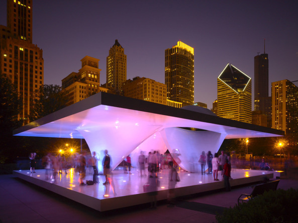 Burnham Pavilion, UN Studio, Millenium Park, Chicago