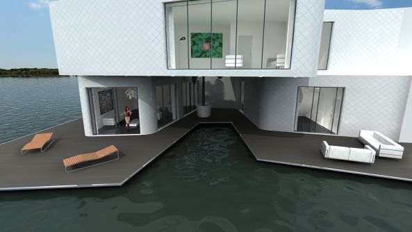 Koen Olthuis, Waterstudio.NL, floating apartements, schwimmende wohnhuser, Citadel, new water