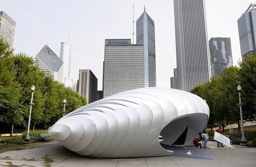 Millenium Park, Chicago, Burnham Pavillon, Zaha Hadid, Ben van Berkel, UN Studio
