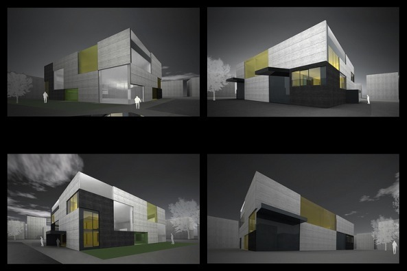 Ofis, Concrete Container, Skofja Loka