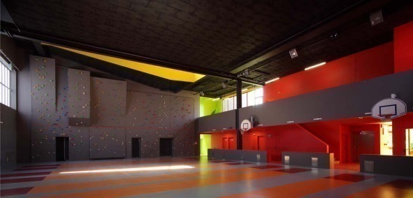Saint-Exupry Sport- und Freizeitzentrum, KOZ Architectes, Christophe Ouhayoun, Nicolas Ziesel, Paris, Saint-Cloud