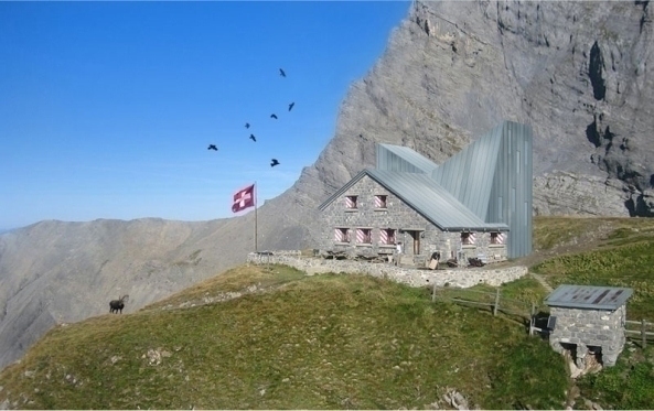 Cabane Rambert, Grand Muveran, Ovronnaz, BW Architectes, Schweizer Alpenclub (SAC)