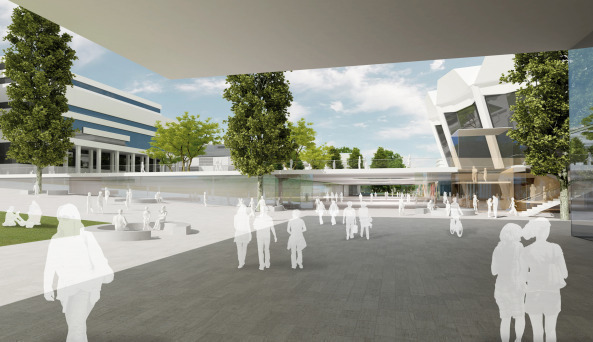 Neugestaltung der Zentralachse der Ruhr-Universitt Bochum