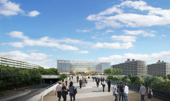 Neugestaltung der Zentralachse der Ruhr-Universität Bochum