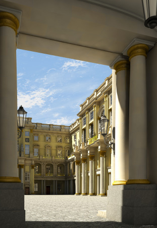 Stella, gmp, Hilmer, Sattler, Albrecht, Humboldt-Forum, Stadtschloss, Berlin, BBR, BMVBS, Schlossplatz, Schlterhof, Eosanderhof, Agora