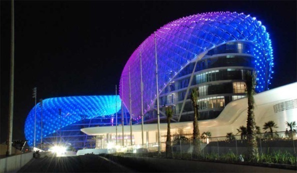 Hotel von Asymptote in Abu Dhabi