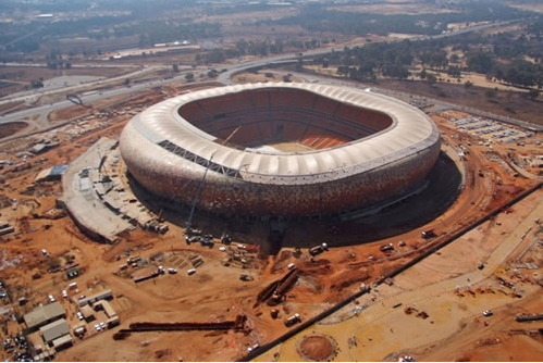 Fuball, WM, Sdafrika, 2010, Schlaich, Bergermann, Johannesburg, Boogertman, Soccer City Stadion