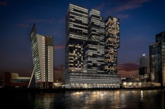Koolhaas baut vertikale Stadt in Rotterdam