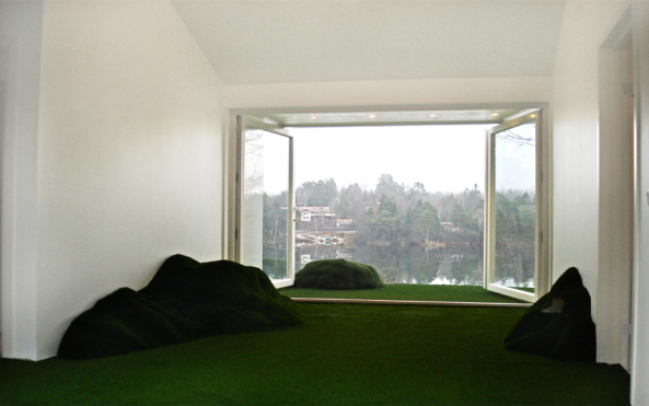 Visiondivision, Anders Berensson, Ulf Mejergren, Hill Hut, Fake Nature/ Real Nature, Stockholm