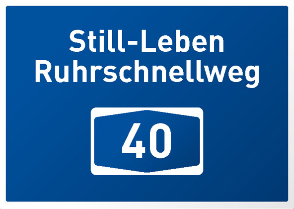 Still-Leben-Ruhrschnellweg, A 40, Kulturhauptstadtjahrs Ruhr.2010, Duisburg