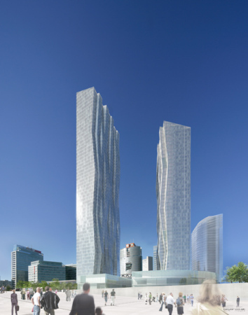 Dominique Perrault, DC-Towers, Wien, Donau-City