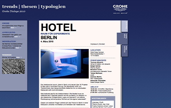 Hotels: Architektenpodium in Berlin