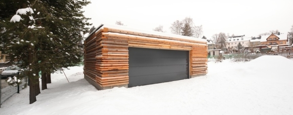 Elke Reichel Architektin, Garage, Marienberg im Erzgebirge, Holz
