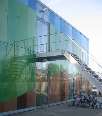 Lakerveld, Dordrecht, Schule, temporre Architektur