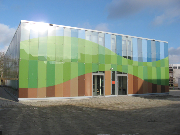 Lakerveld, Dordrecht, Schule, temporre Architektur
