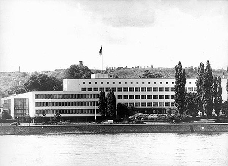 Schwippert, Bundeshaus, Bonn, Wiederaufbau