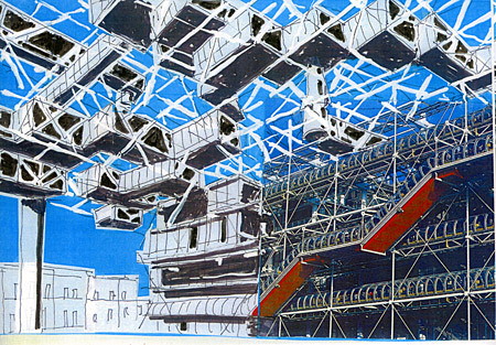Yona Friedman, Georges Pompidou
