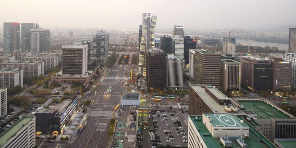 S-Trenue Tower in Seoul fertig gestellt