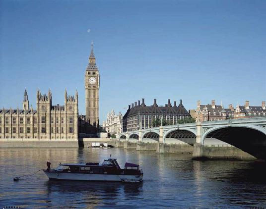 Broneubau fr das englische Parlament in London erffnet