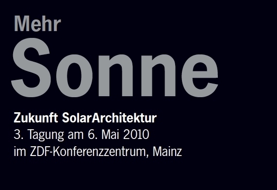 Tagung zu Solar-Architektur in Mainz