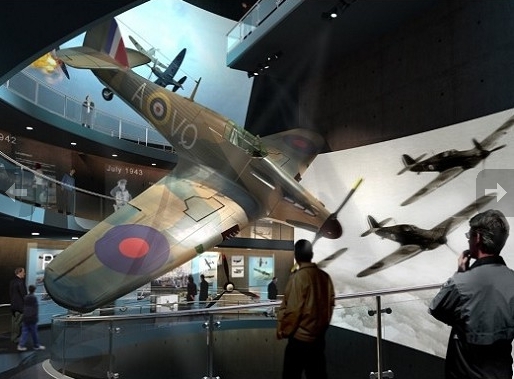 RAF Royal Airforce Museum, London, Battle of Britain, Barnet Feilden Clegg Bradley Studios