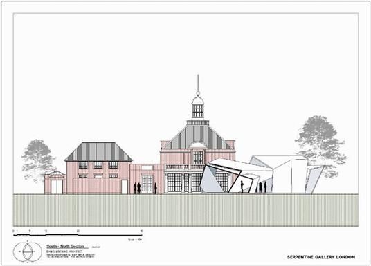 Plne fr Pavillon von Daniel Libeskind in London vorgestellt