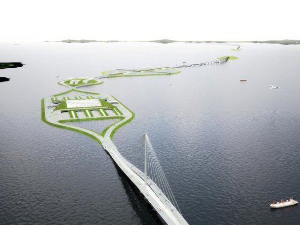 NL Architects, Hong-Kong Boundary Crossing Facilities, Pearl River Delta, Pearl River Necklace, Hong Kong-Zhuhai-Macao-Brcke