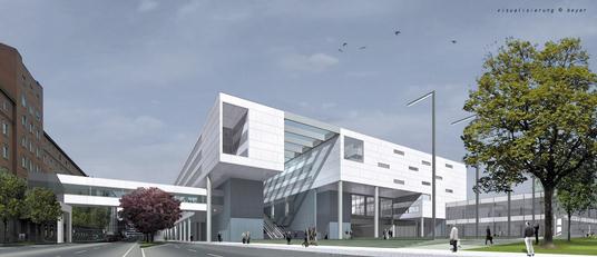 Spatenstich fr neues Behrdenzentrum in Linz