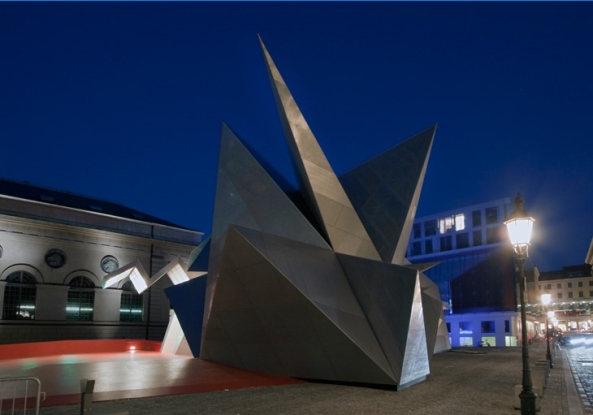 Coop Himmelb(l)au, Coop Himmelblau, Mini-Oper, Mnchen, Marstallplatz, Pavillon 21 Mini Opera Space, Mnchener Opernfestspiele 2010, Bayerische Staatsoper