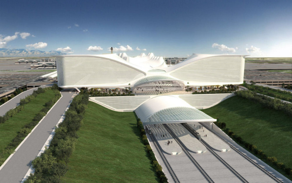 Calatrava baut Flughafenbahnhof in Denver