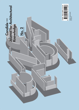 Call for Papers, Candide. Journal for Architectural Knowledge, RWTH Aachen