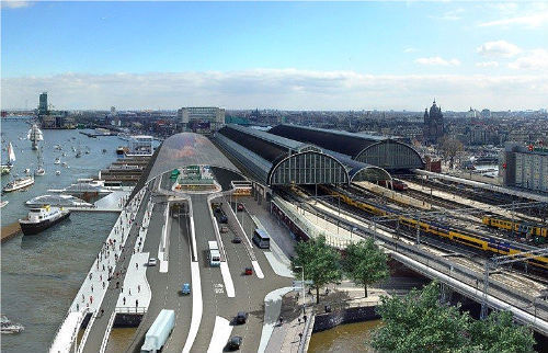 Wiel Arets, Ijhal, Amsterdam Centraal, Bahnhof, Umbau, Benthem Crouwel