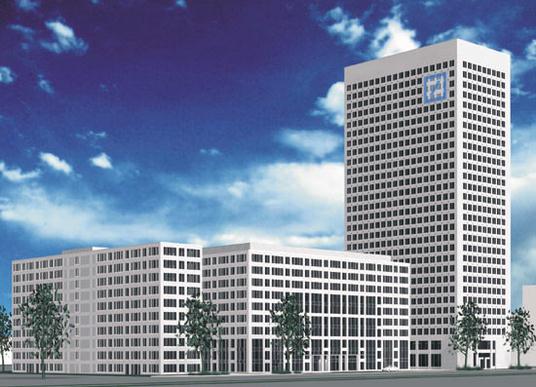 Grundstein fr Bankzentrum in Frankfurt gelegt