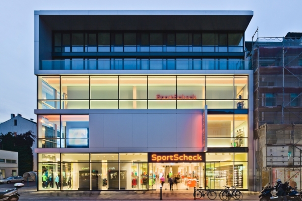Eike Becker_Architekten, SportScheck, Schlossstrae, Flagship-Store