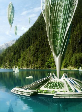 Vincent Callebaut, Hydrogenase Algae Farm, Shanghai, 2010, redesigning nature, k-haus Wien