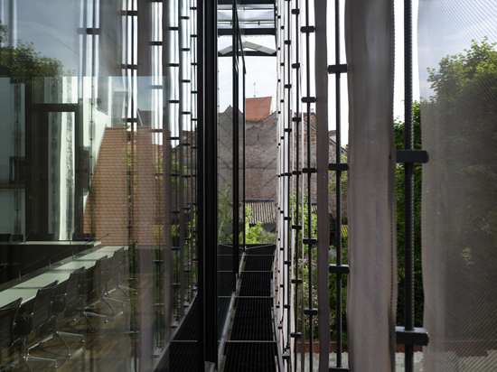 Rathaus, Sitzungssaal, Bembe, Dellinger, Landsberg am Lech, Kupferblech