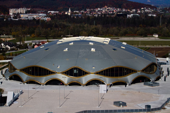 Sadar, Vuga, Stozice, Ljubljana, Stadion, Sporthalle, Kuppel, Park