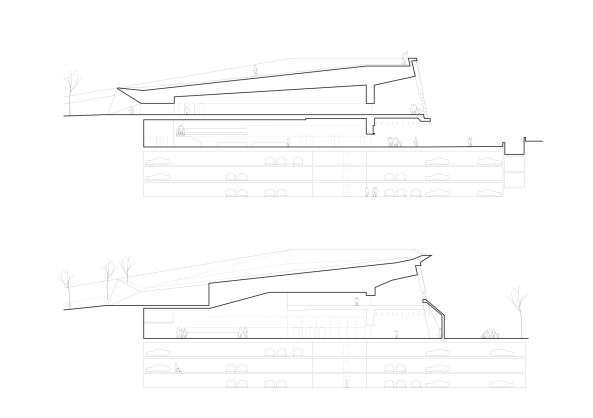 Gran Casino Costa Brava, Fermn Vquez b720 Arquitectos, Lloret de Mar, Spanien, Origami