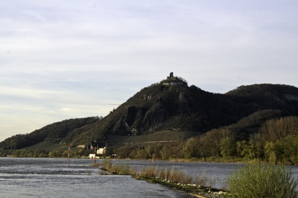 Abriss und Neubau am Rhein