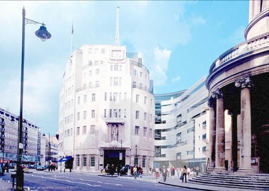 Plne fr neue BBC-Zentrale in London vorgestellt