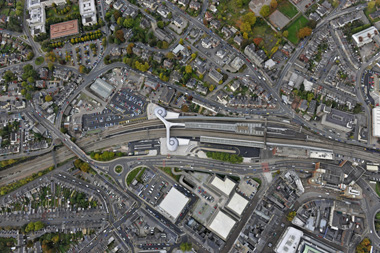 Bahnstation von Grimshaw in Newport